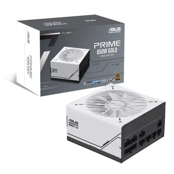 ASUS Prime 850W Gold ( AP-850G ) strömförsörjningsenheter 20+4 pin ATX ATX Svart, Vit