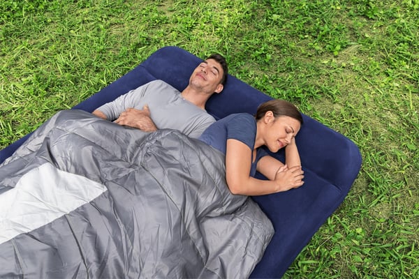 Bestway 67225 / 24 luftmadras Dobbelt madras Blå