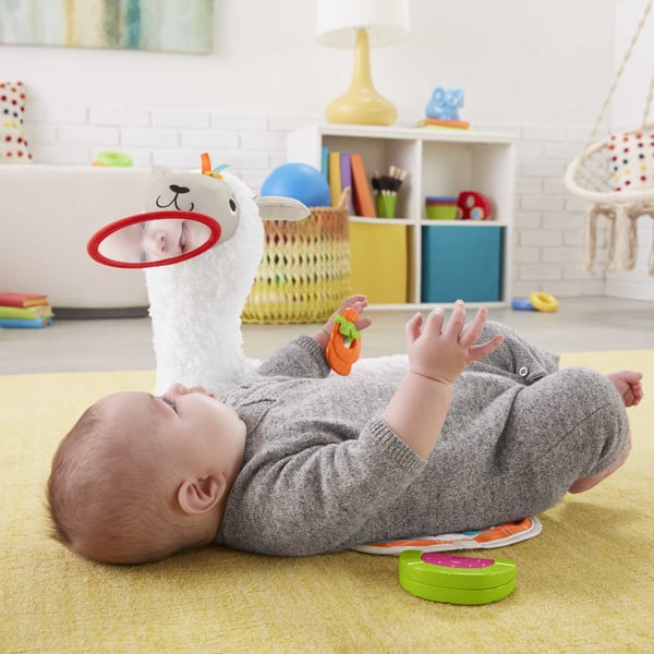 Fisher-Price Grow-with-Me Tummy Time Llama