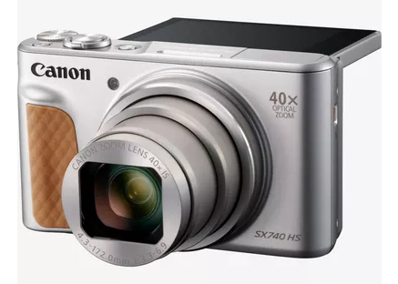 Canon PowerShot SX740 HS Lite Edition 1/2.3" Kompakti kamera 20,3 MP CMOS 5184 x 3888 pikseliä Hopea