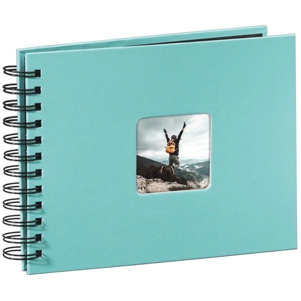 Hama 4047443167408 fotoalbum og arkbeskyttelse Turkis 50 ark 10 x 15 Spiral indbinding