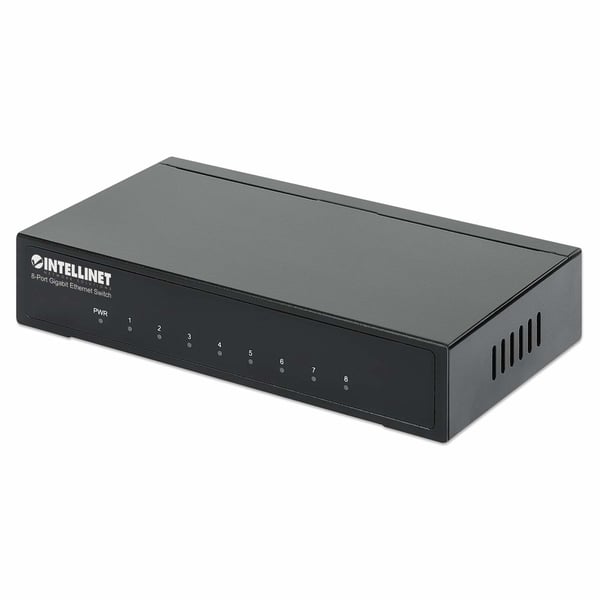 Intellinet 530347 verkkokytkin Gigabit Ethernet (10/100/1000) Musta