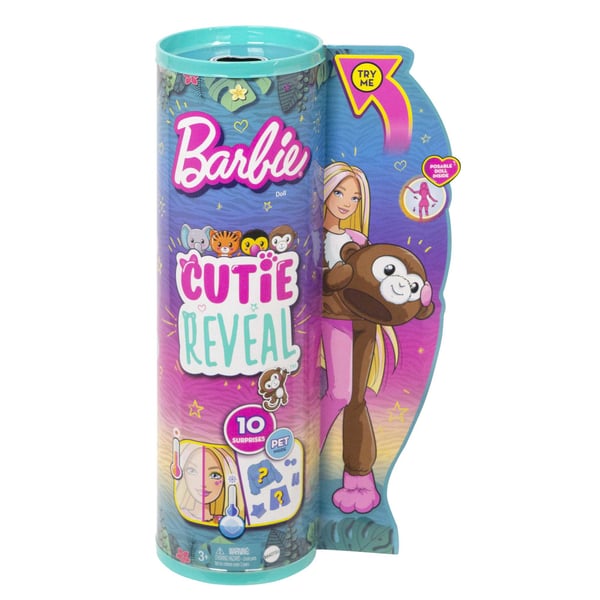 Barbie Cutie Reveal Jungle Series Doll