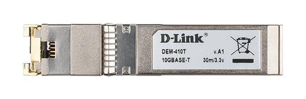 D-Link DEM-410T modul til netværksmodtager Kobber 10000 Mbit/s SFP+