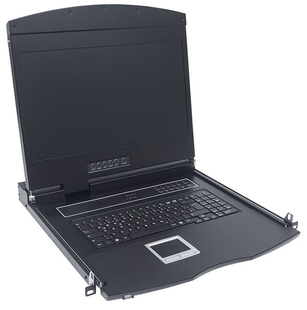 Intellinet 508025 rack 43,2 cm (17") 1280 x 1024 pixlar Svart 1U