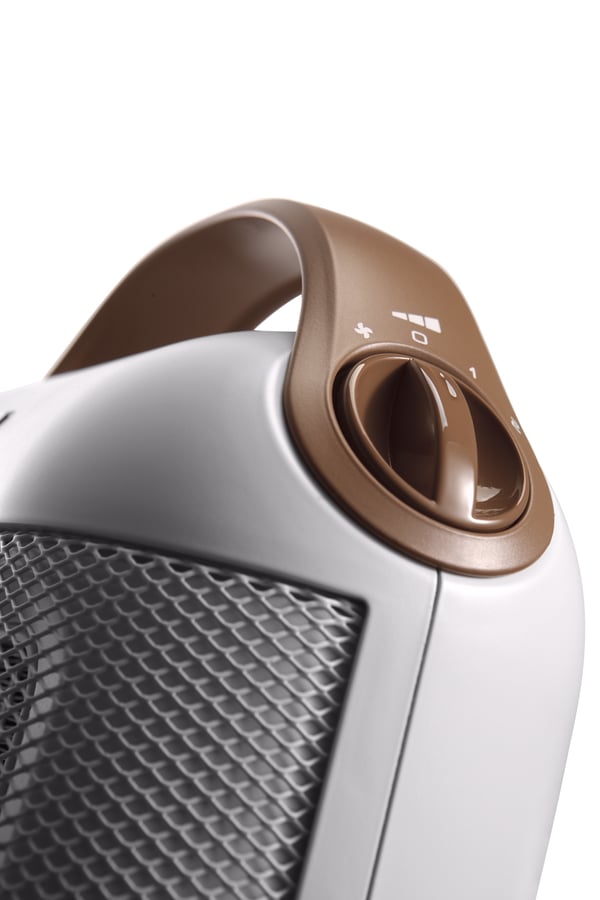 De’Longhi Capsule HFX30C18.IW Sisätila Ruskea, Valkoinen 1800 W Sähkökäyttöinen lämpötuuletin