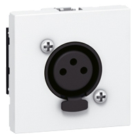 MOSAIC Audio Jack XLR-3 - 2 moduler vit zenskie Neutrik 078755