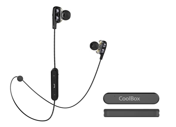 CoolBox CoolTwin Kuulokkeet Langaton In-ear Puhelut/Musiikki Bluetooth Musta