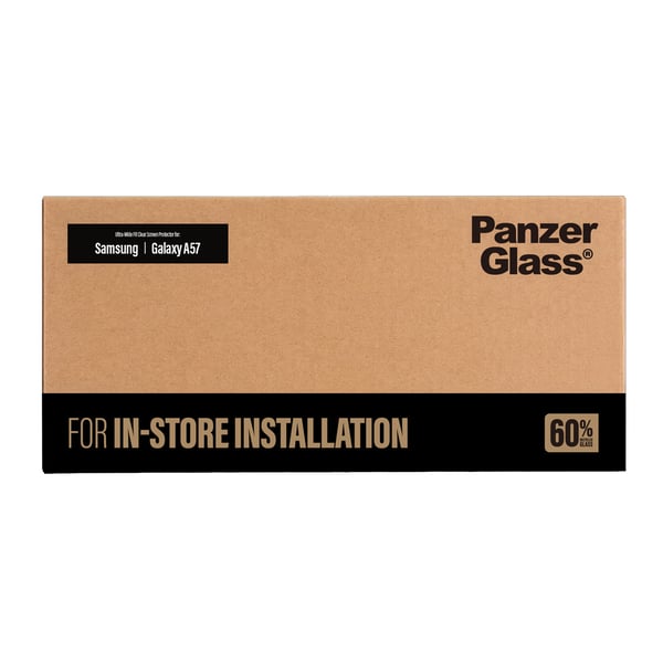 PanzerGlass ® Skærmbeskyttelse Samsung Galaxy A57 5G | Ultra-Wide Fit til FASTFIT Installationsmaskine | 10 pcs