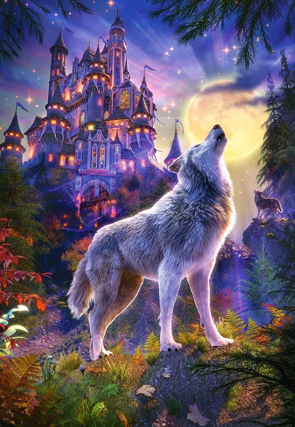 Castorland Wolf Castle Kuviopalapeli 1000 kpl Fantasia
