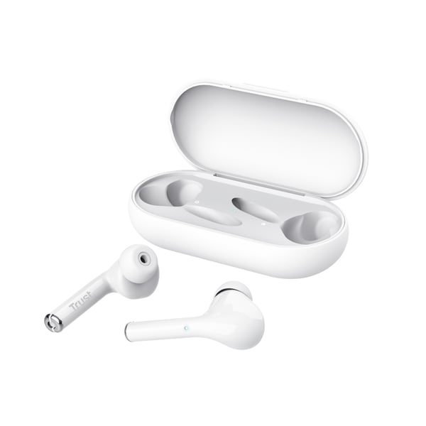 Trust Nika Headset True Wireless Stereo (TWS) I ørerne Opkald/musik Bluetooth Hvid