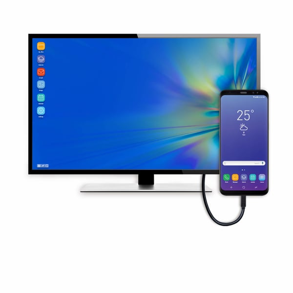 ATEN 2-portars USB-C Gen1-kopplingsswitch med Power Pass-through