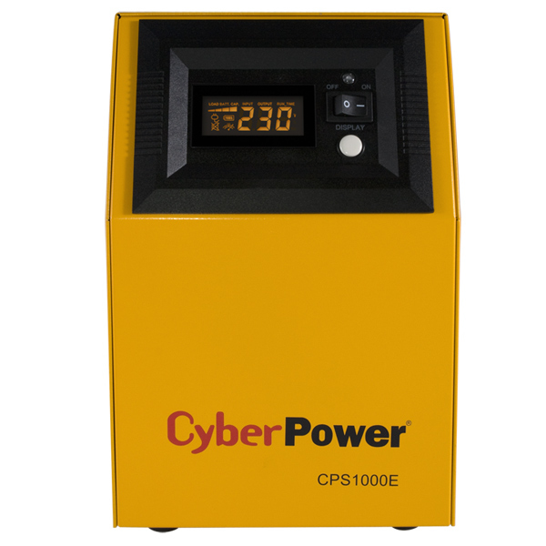CyberPower CPS1000E UPS-enhed Dobbeltkonvertering (online) 1 kVA 700 W 2 AC stikkontakt(er)