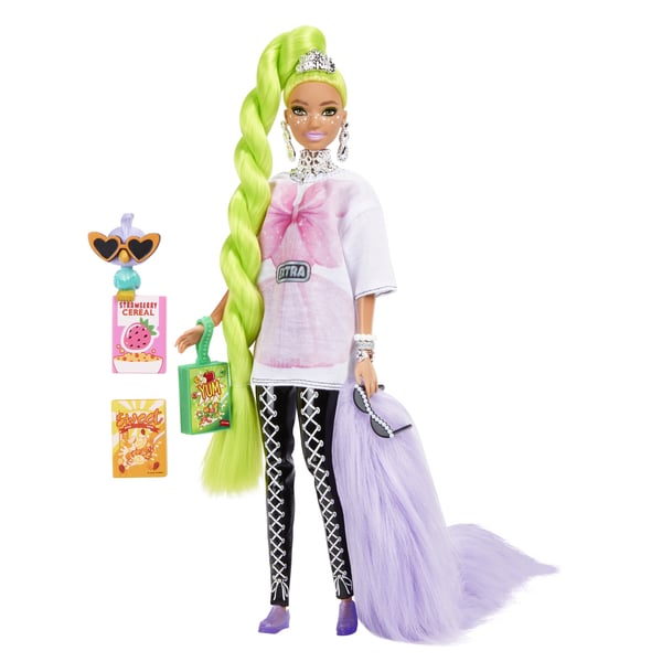 Barbie Neongroen Haar Barbie Neongroen Haar