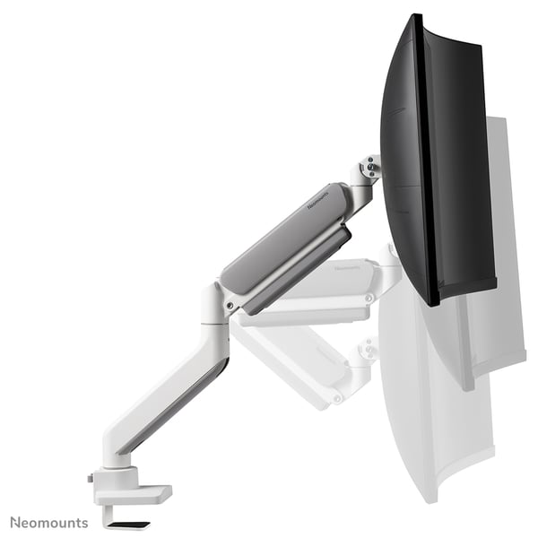 Neomounts DS70PLUS-450WH1 skærmbeslag og -stativer 124,5 cm (49") Skrivebord Hvid