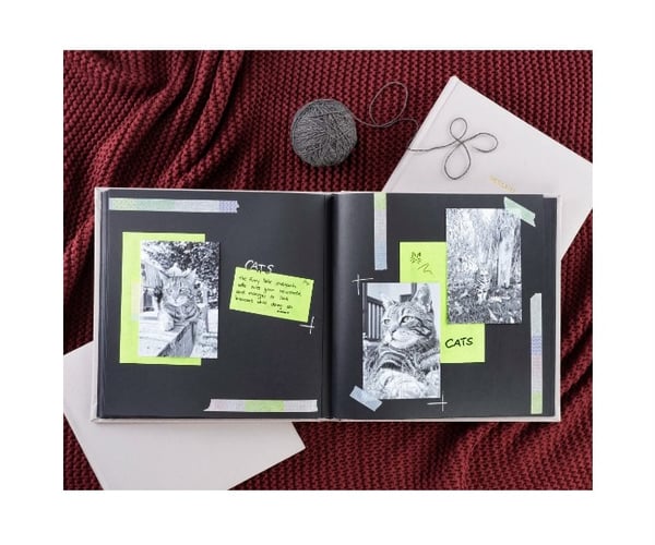 Hama Memories fotoalbum og arkbeskyttelse Grå 50 ark Indbinding af bøger