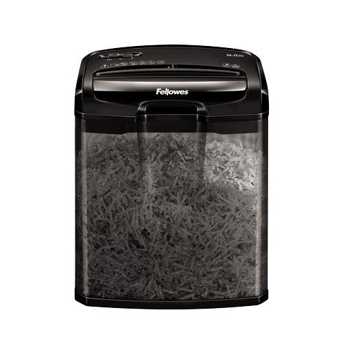 Fellowes M-7Cm papirmakulator Delvist makulering Sort