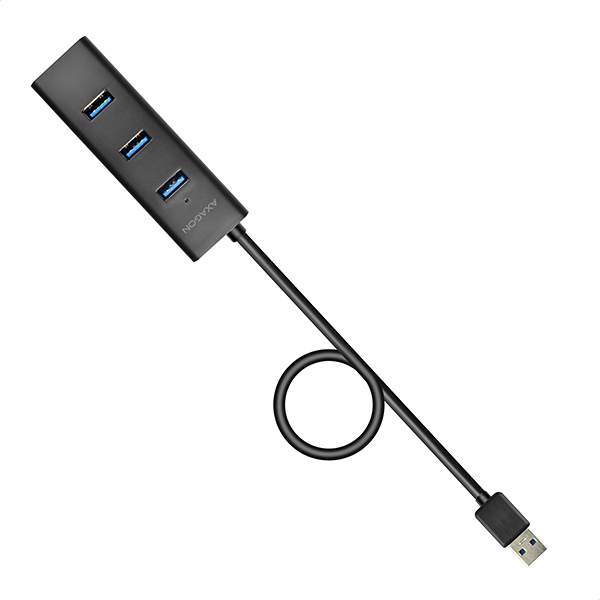 Axagon HUE-S2BP gränssnittshubbar USB 3.2 Gen 1 (3.1 Gen 1) Type-A 5000 Mbit/s Svart