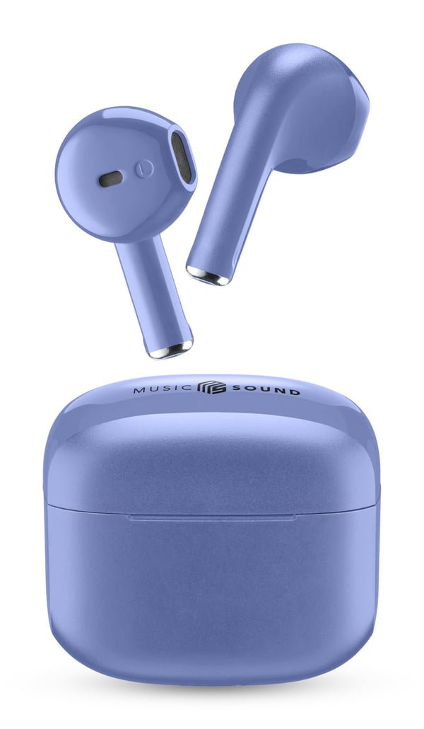 Music Sound Swag Headset True Wireless Stereo (TWS) I ørerne Opkald/musik Bluetooth Lyse Blå