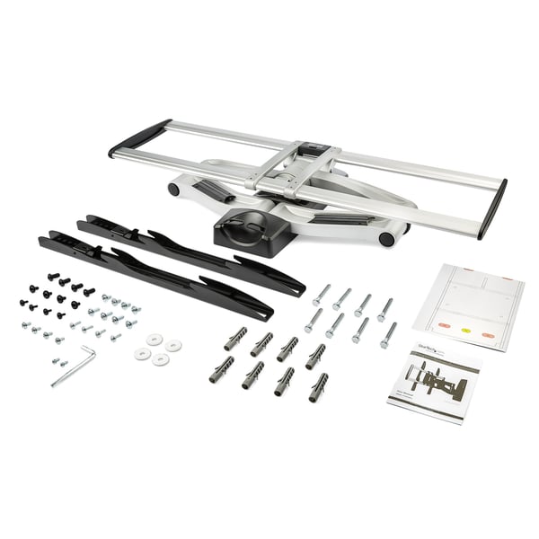 StarTech.com FPWARPS TV-kiinnike 190,5 cm (75") Musta, Hopea