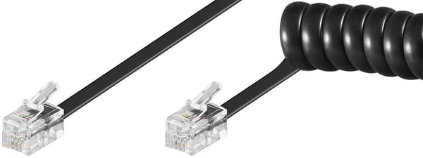 Microconnect MPK10200 telefonkabel 2 m Sort