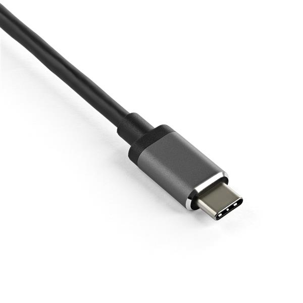 StarTech.com CDP2DPHD USB grafisk adapter 3840 x 2160 pixel Sort, Grå