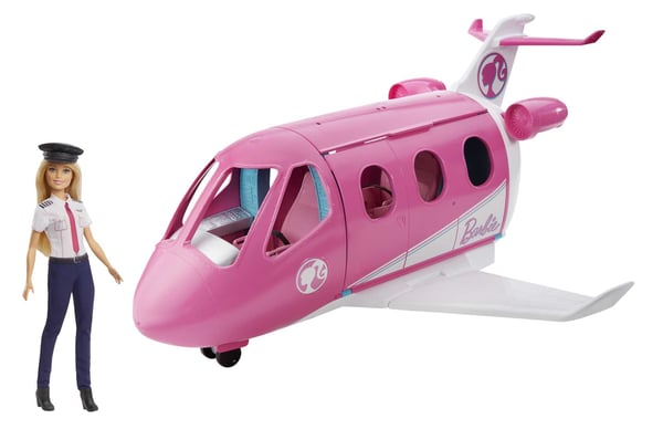 Barbie Dreamhouse Adventures Dreamplane-docka och lekset