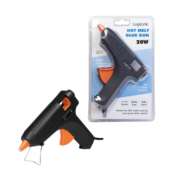 LogiLink WZ0051 limpistol och penna Svart, Orange 20 W