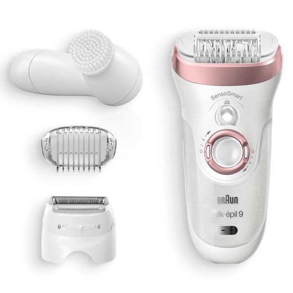 Braun Silk-épil 9 SensoSmart 9/880 40 pincetter Roseguld, Hvid