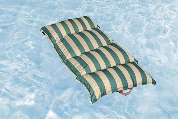 Bestway 43913 pool og strand flyder Grøn Monokromatisk Polyester, Polystyren Flydende madras