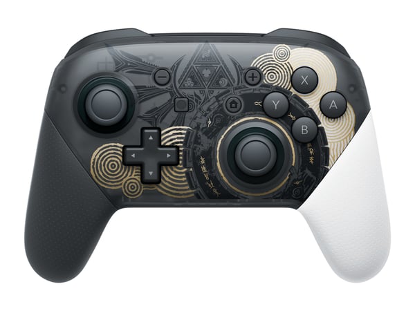 Nintendo 10009831 spil-controller Sort, Guld, Grå, Hvid Bluetooth Gamepad Analog/digital Nintendo Switch, Nintendo Switch OLED
