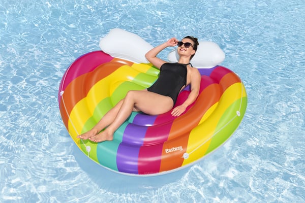 Bestway 43722 pool- och badmadrass Multifärg Monokromatiskt PVC