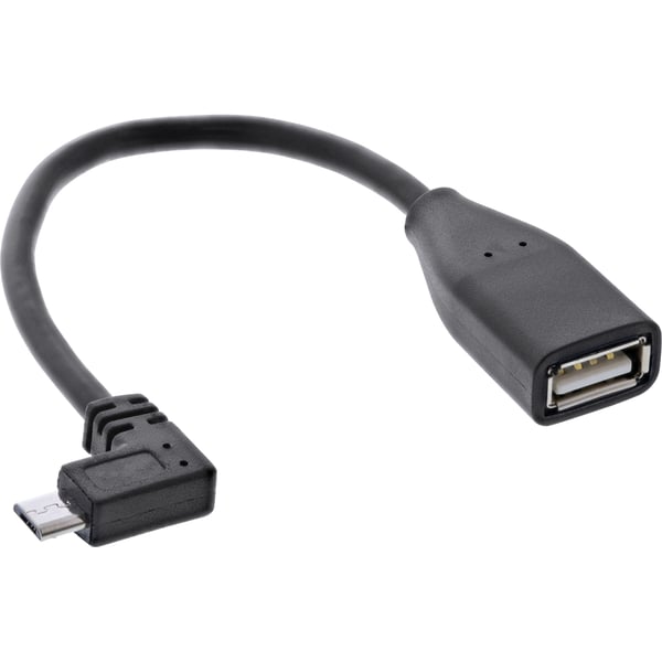 InLine 31606W USB-kabel Micro-USB B USB A Sort