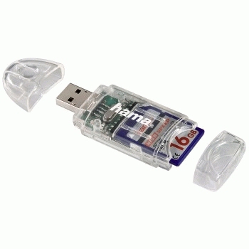 Hama 8in1 SD/MicroSD Card Reader kortläsare