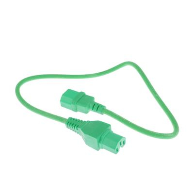 ACT AK5302 strömkablar Grön 0,6 m IEC C14 IEC C15