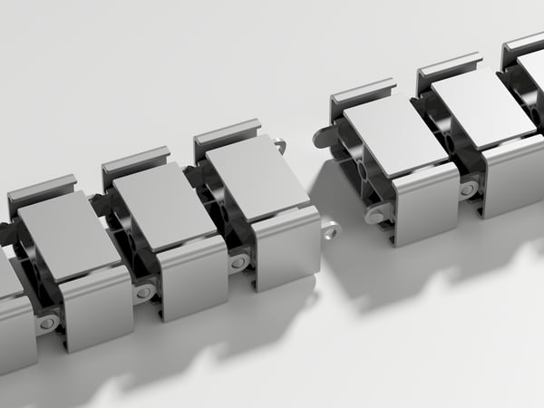 Equip 650860 kabelsamlare Bord Kabelhölje Grå 1 styck