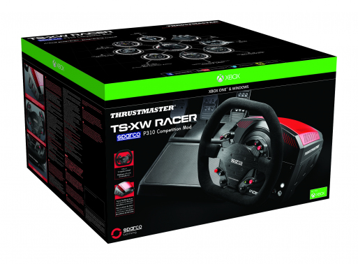 Thrustmaster TS-XW Racer Sparco P310 Svart Ratt + Pedaler Digital PC, Xbox One