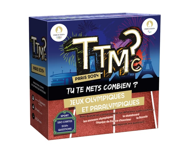 Cartamundi Tu Te Mets Combien ? Paris 2024 30 min Korttipeli Juhla
