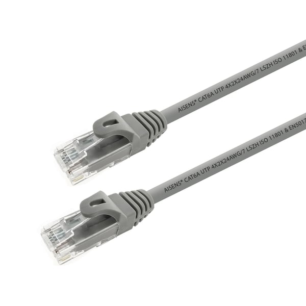 AISENS A145-0331 nätverkskablar Grå 15 m Cat6a U/UTP (UTP)