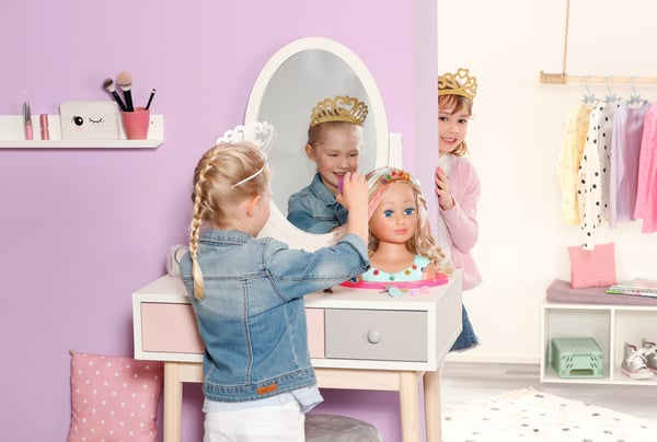 BABY born Sister Styling Head Princess Doll make-up & hair styling set