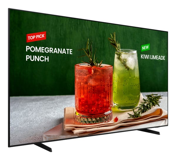 Samsung BE98D-H Digitaalinen litteä infotaulu 2,49 m (98") LED Wi-Fi 4K Ultra HD Musta Sisäänrakennettu prosessori Tizen 16/7