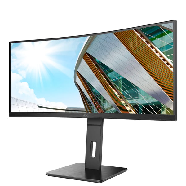 AOC P2 CU34P2A platta pc-skärmar 86,4 cm (34") 3440 x 1440 pixlar Quad HD LED Svart