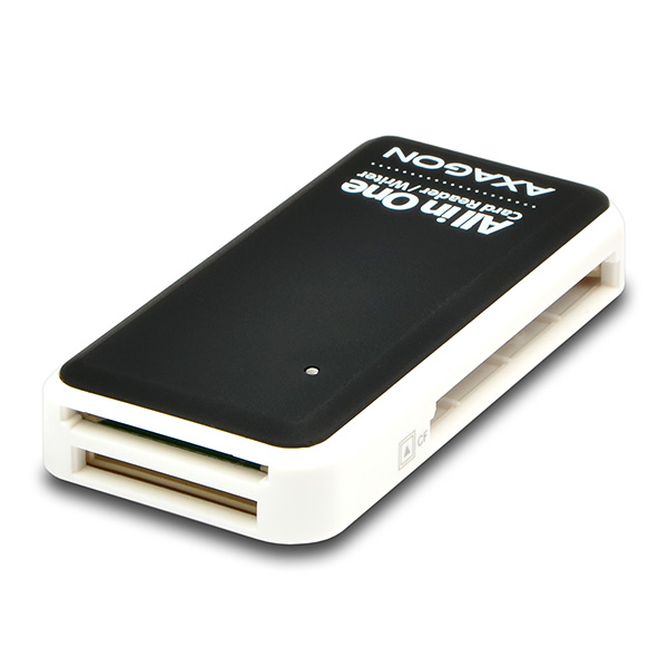 Axagon CRE-X1 kortläsare USB 2.0 Svart, Vit