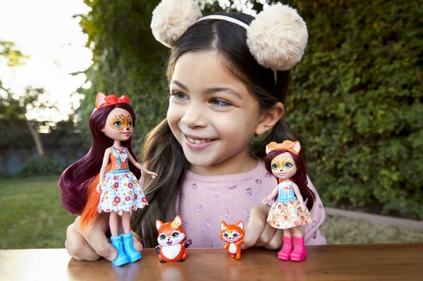 Enchantimals FELICITY FOX ja FLICK sekä FEANA FOX ja MIXTE