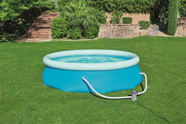 Bestway Fast Set 57270 ovan mark-svimmingpooler Uppblåsbar pool Rund 3638 l Blå