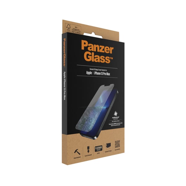 PanzerGlass ® Skærmbeskyttelse iPhone 13 Pro Max | Standard Fit
