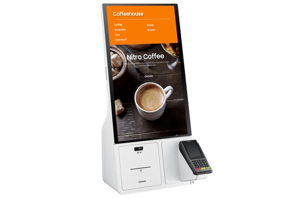 Samsung LH24KMATBGC Kioskdesign 60,5 cm (23.8") Wi-Fi 250 cd/m² Full HD Vit Pekskärm 16/7