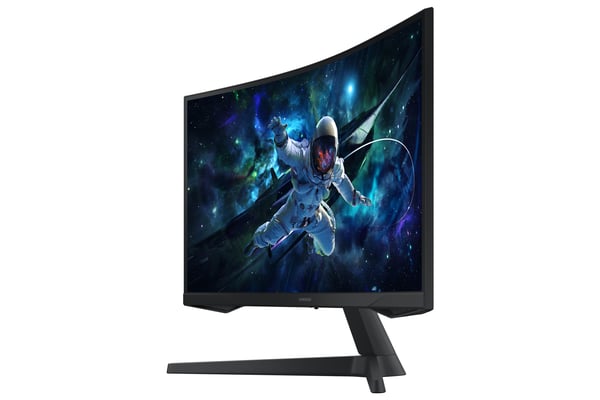 Samsung G55C platta pc-skärmar 68,6 cm (27") 2560 x 1440 pixlar Wide Quad HD LED Svart
