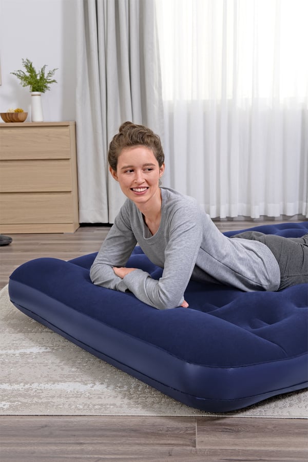 Bestway 67225 / 24 luftmadras Dobbelt madras Blå