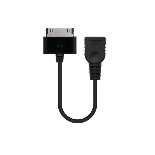 Nanocable 10.10.4000 kabel til mobiltelefon Sort 0,15 m USB A Samsung 30-pin